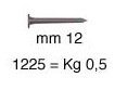 Cuie arse 12 mm - Pachet de 0,5 kg