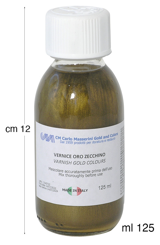 Bronz lichid - Sticlă de 125 ml - Aur pur