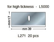Lame pt. dispozitiv Logan 5000 pt. grosimi mari - 20 lame