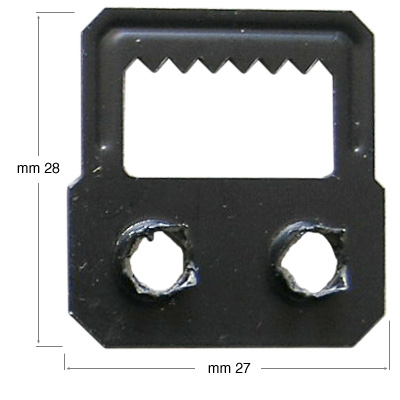 Agățători negre cu 2 găuri pt. SH200 - 500 buc.