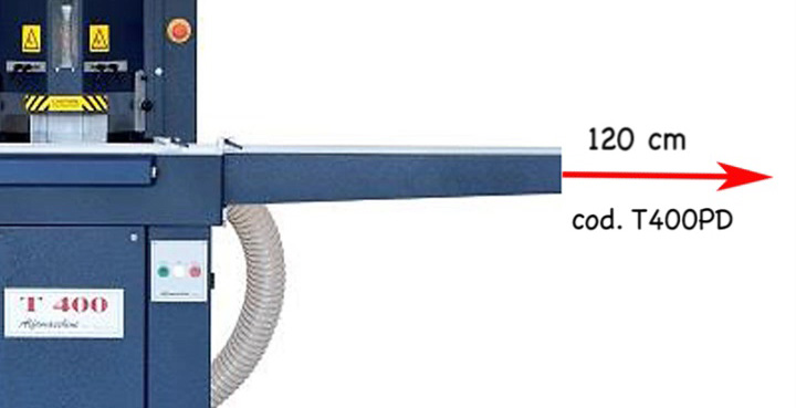 Extensie dreaptă 120 cm a plăcii diagramate pt. T400