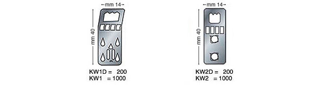 Agățători Kwick 1 - Blister 200 buc.